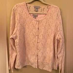 Ladies two piece pink sweater set by modern soul